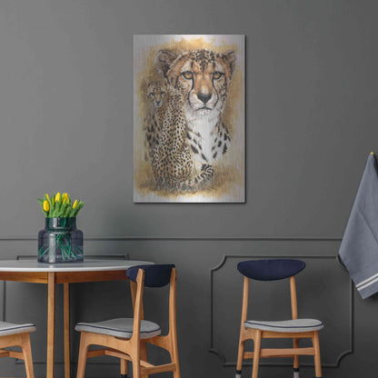 Luxe Metal Art 'Nimble' by Barbara Keith, Metal Wall Art,24x36