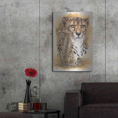 Luxe Metal Art 'Nimble' by Barbara Keith, Metal Wall Art,24x36