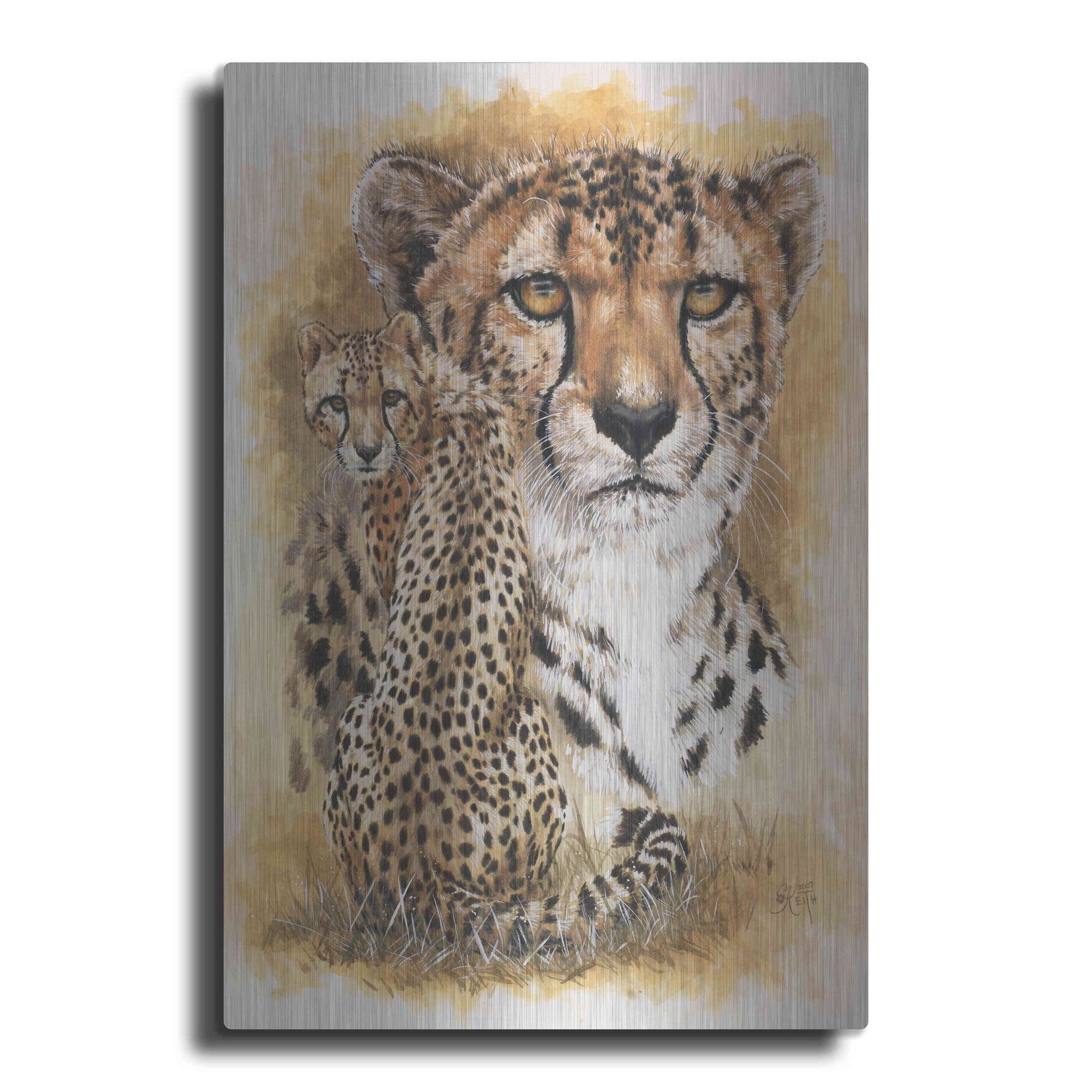 Luxe Metal Art 'Nimble' by Barbara Keith, Metal Wall Art