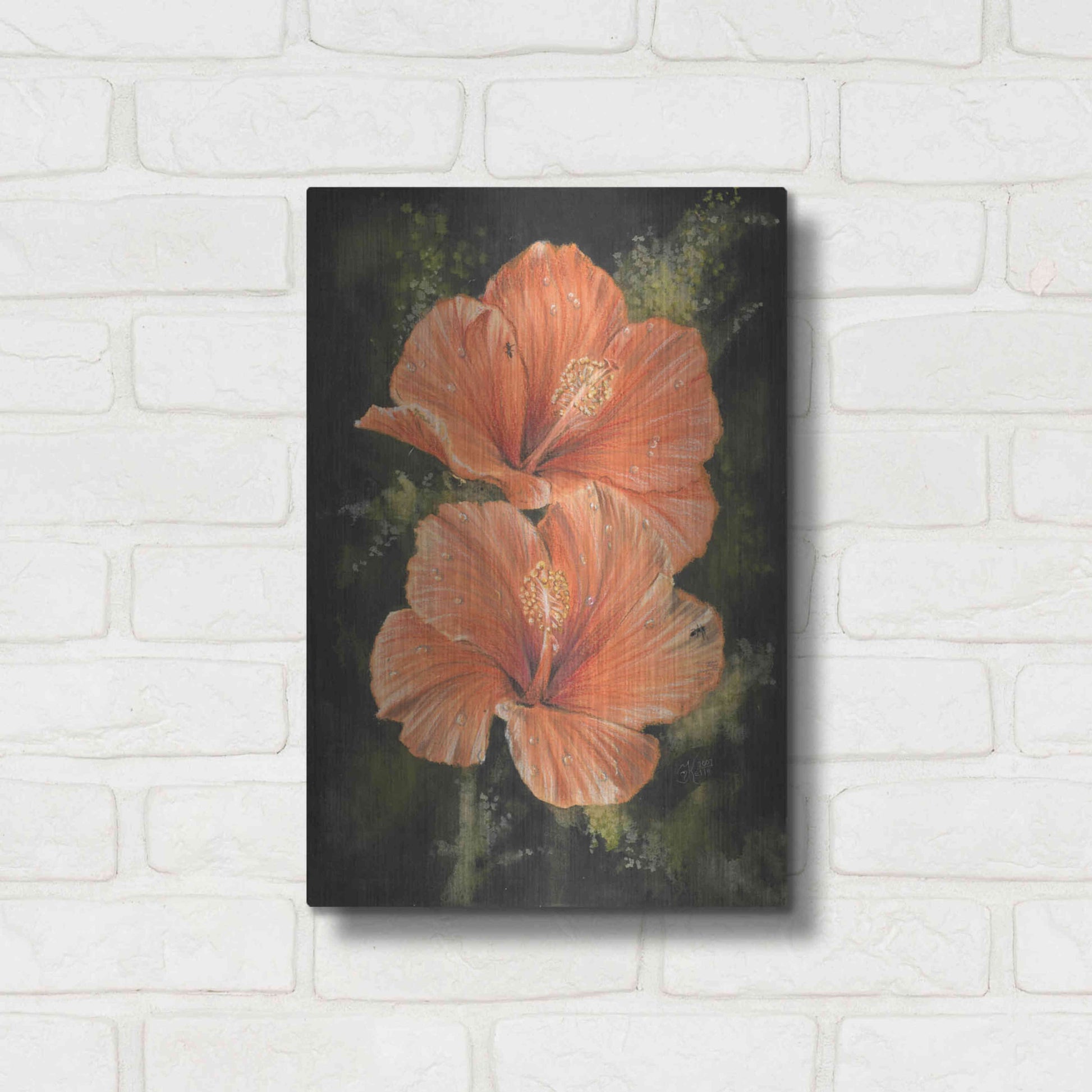 Luxe Metal Art 'Day Break' by Barbara Keith, Metal Wall Art,12x16