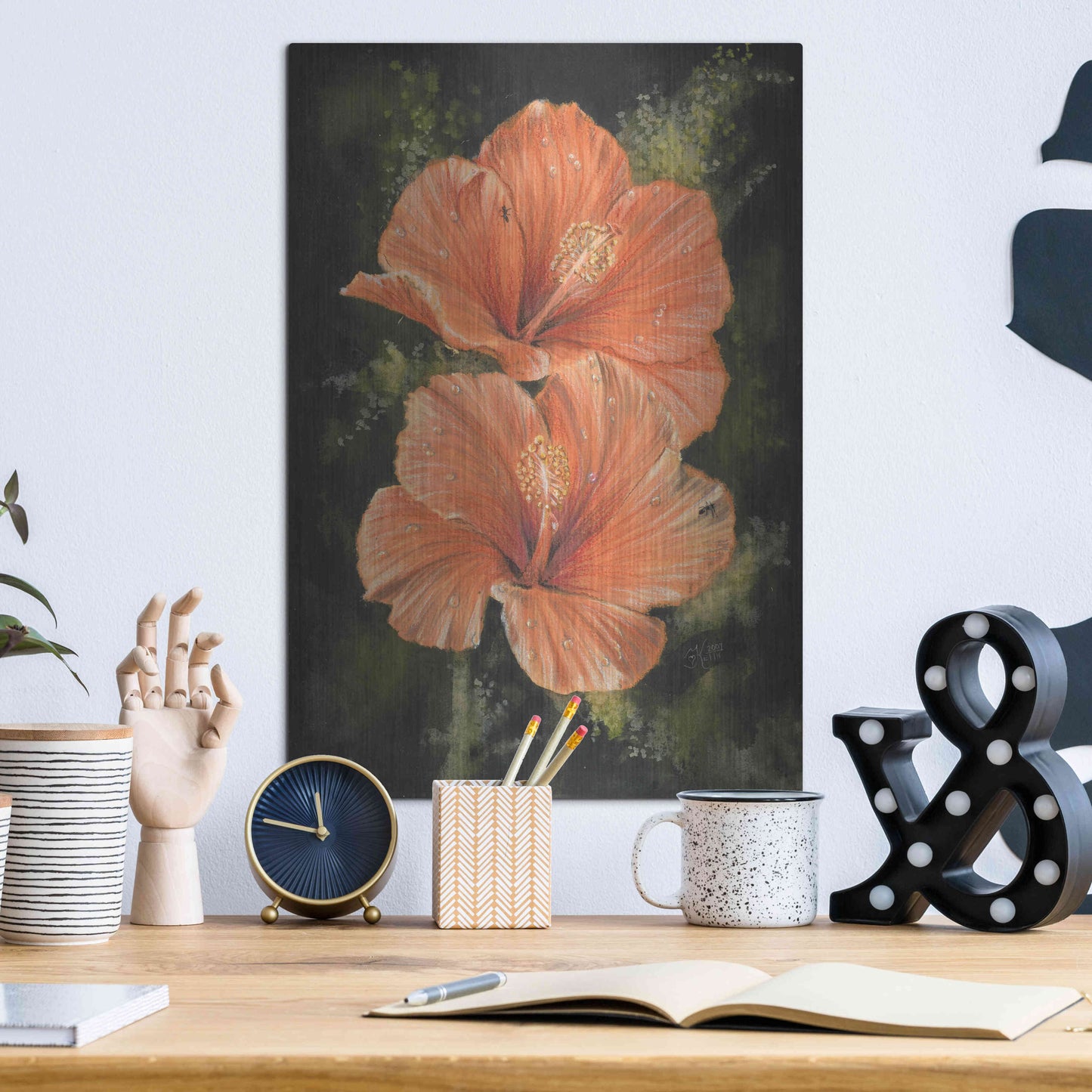 Luxe Metal Art 'Day Break' by Barbara Keith, Metal Wall Art,12x16