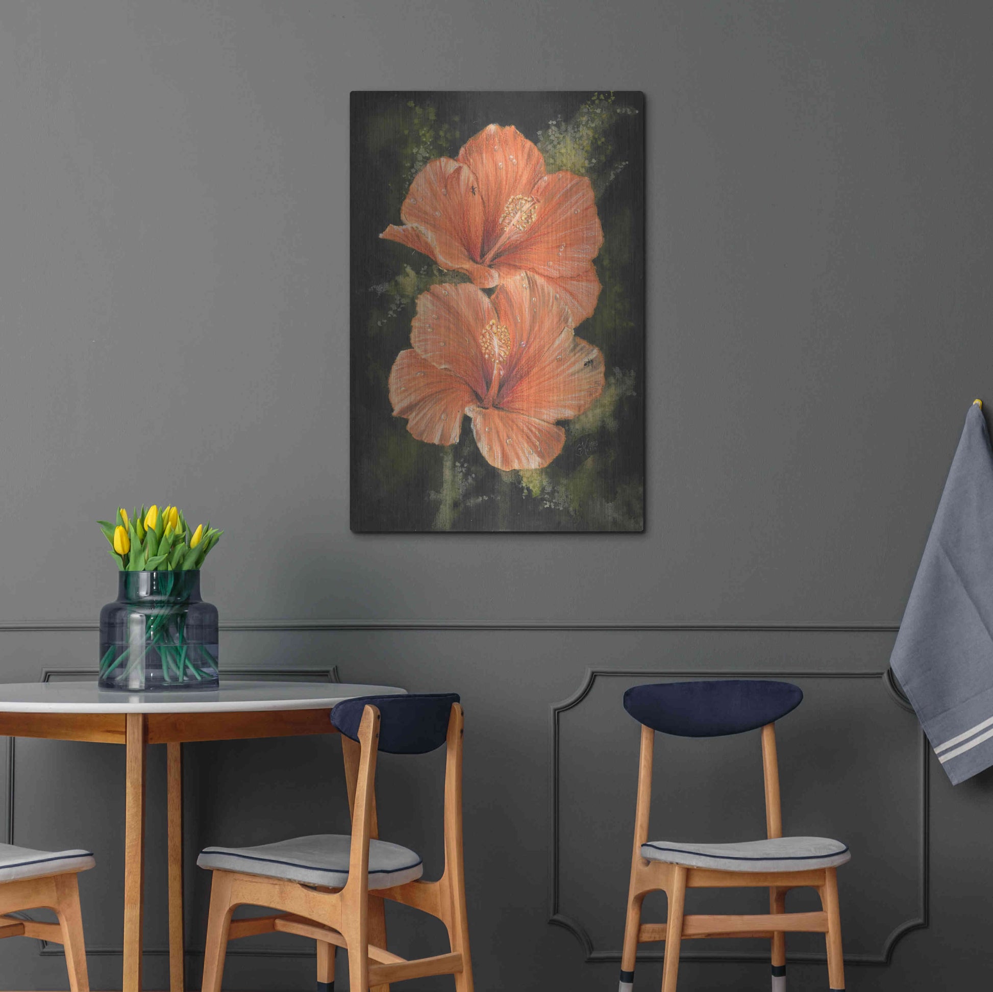 Luxe Metal Art 'Day Break' by Barbara Keith, Metal Wall Art,24x36