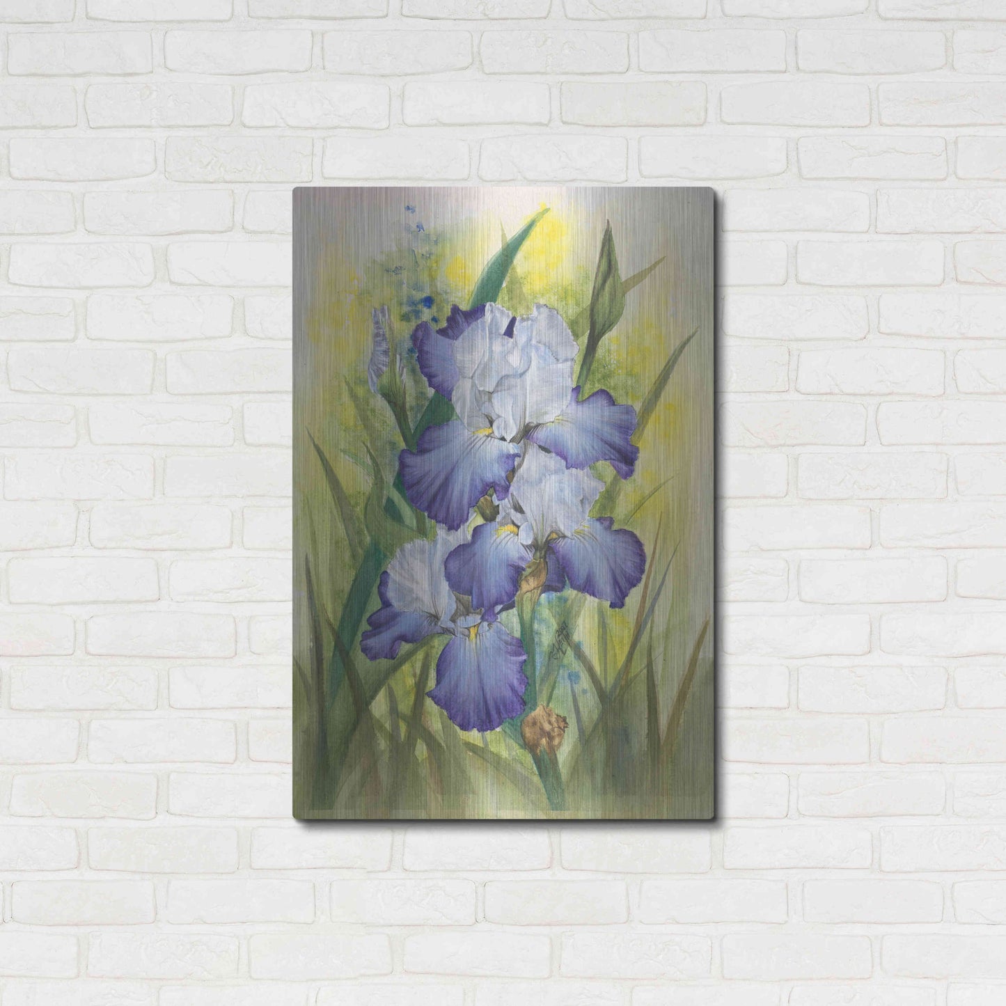 Luxe Metal Art 'Awake' by Barbara Keith, Metal Wall Art,24x36