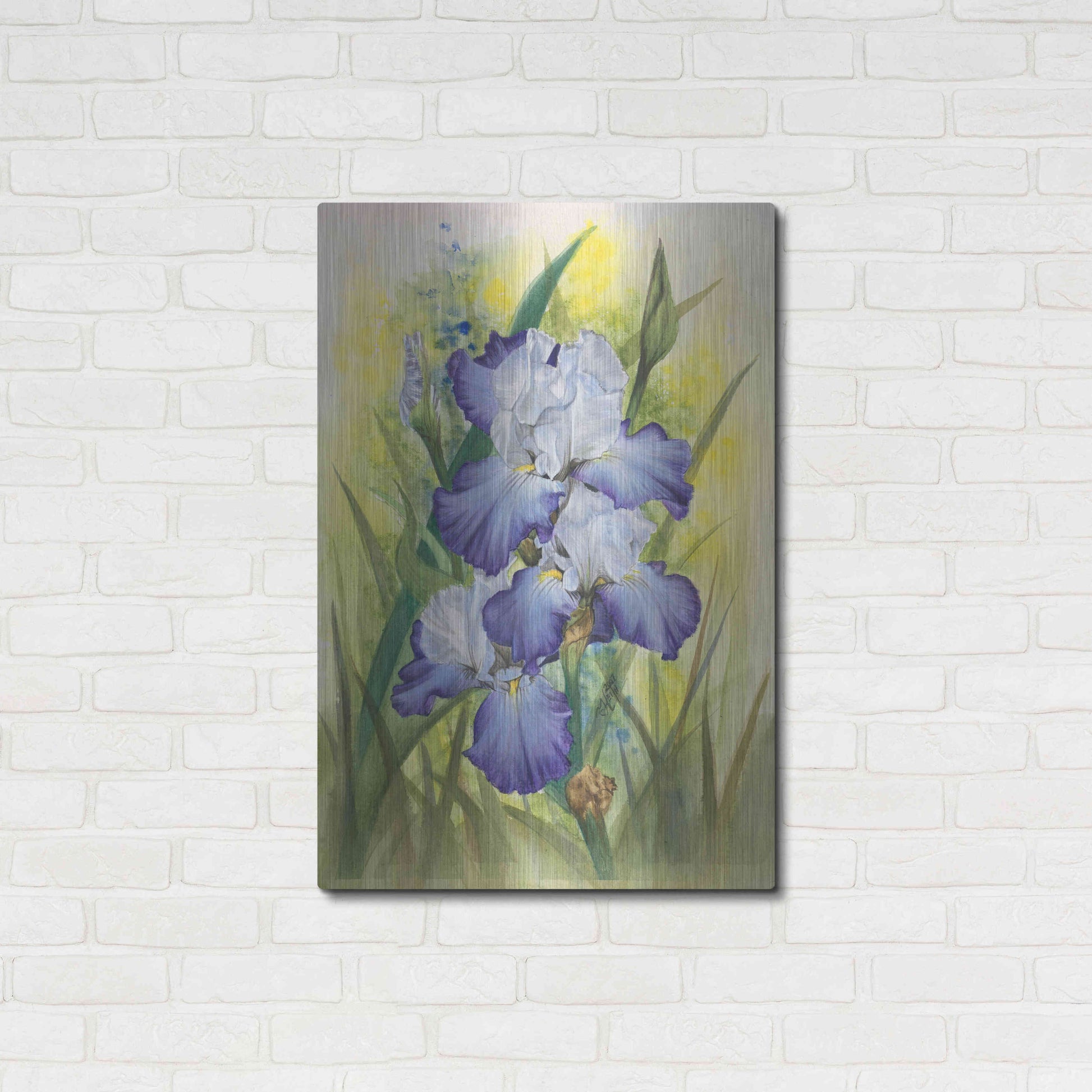 Luxe Metal Art 'Awake' by Barbara Keith, Metal Wall Art,24x36