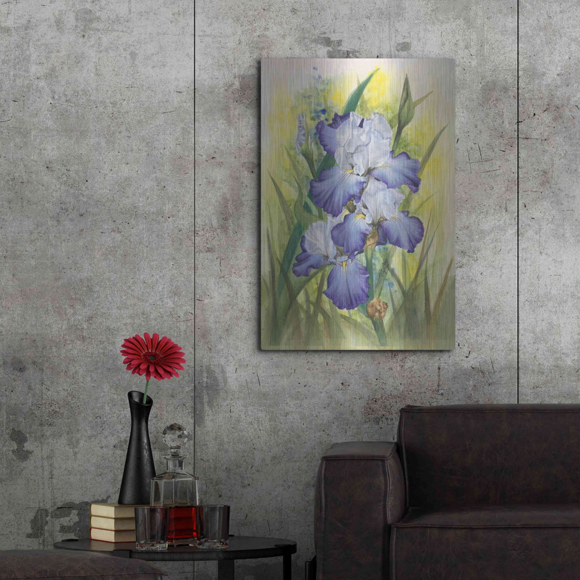 Luxe Metal Art 'Awake' by Barbara Keith, Metal Wall Art,24x36