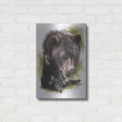 Luxe Metal Art 'Ebony' by Barbara Keith, Metal Wall Art,16x24