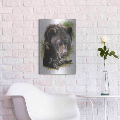 Luxe Metal Art 'Ebony' by Barbara Keith, Metal Wall Art,16x24