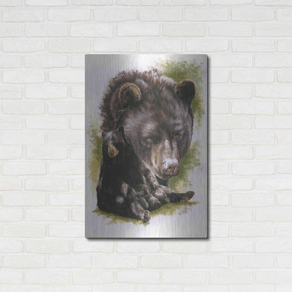 Luxe Metal Art 'Ebony' by Barbara Keith, Metal Wall Art,24x36