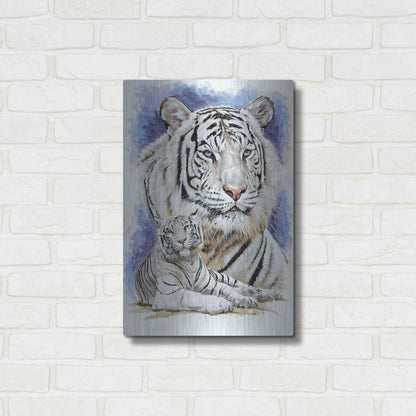 Luxe Metal Art 'Dignity' by Barbara Keith, Metal Wall Art,16x24