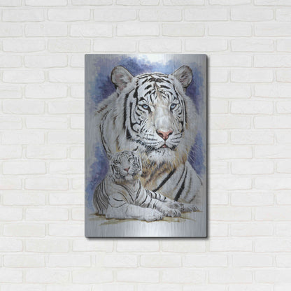 Luxe Metal Art 'Dignity' by Barbara Keith, Metal Wall Art,24x36