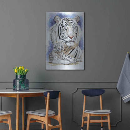 Luxe Metal Art 'Dignity' by Barbara Keith, Metal Wall Art,24x36