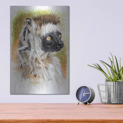 Luxe Metal Art 'Agile' by Barbara Keith, Metal Wall Art,12x16