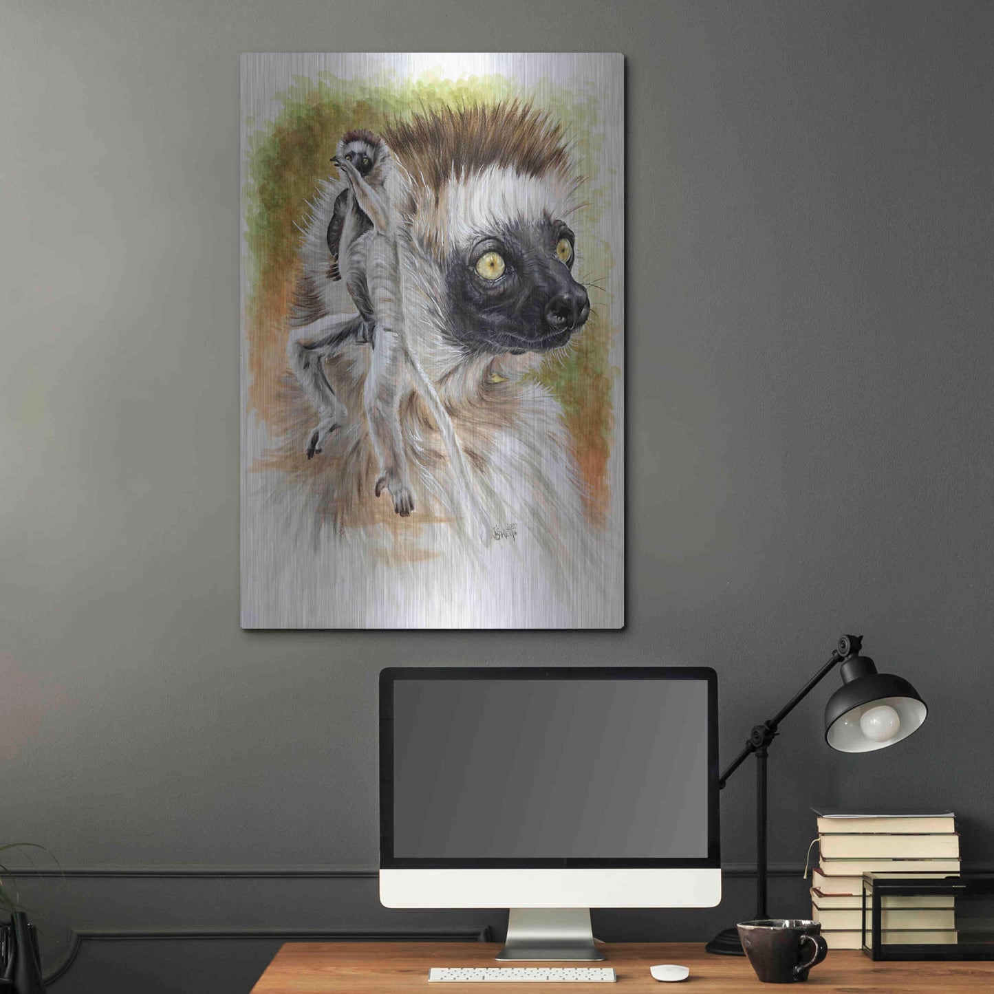 Luxe Metal Art 'Agile' by Barbara Keith, Metal Wall Art,24x36