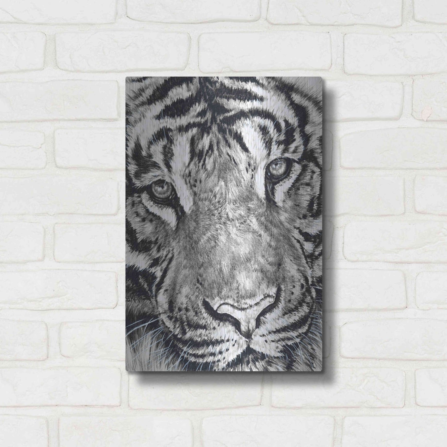 Luxe Metal Art 'Dreamer' by Barbara Keith, Metal Wall Art,12x16