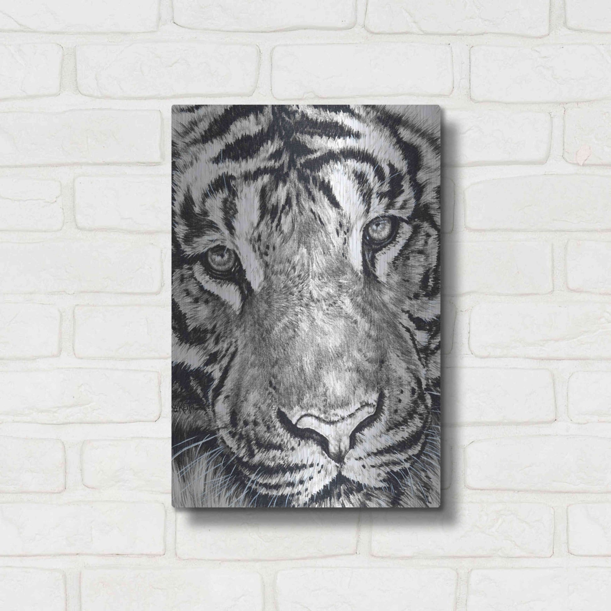 Luxe Metal Art 'Dreamer' by Barbara Keith, Metal Wall Art,12x16