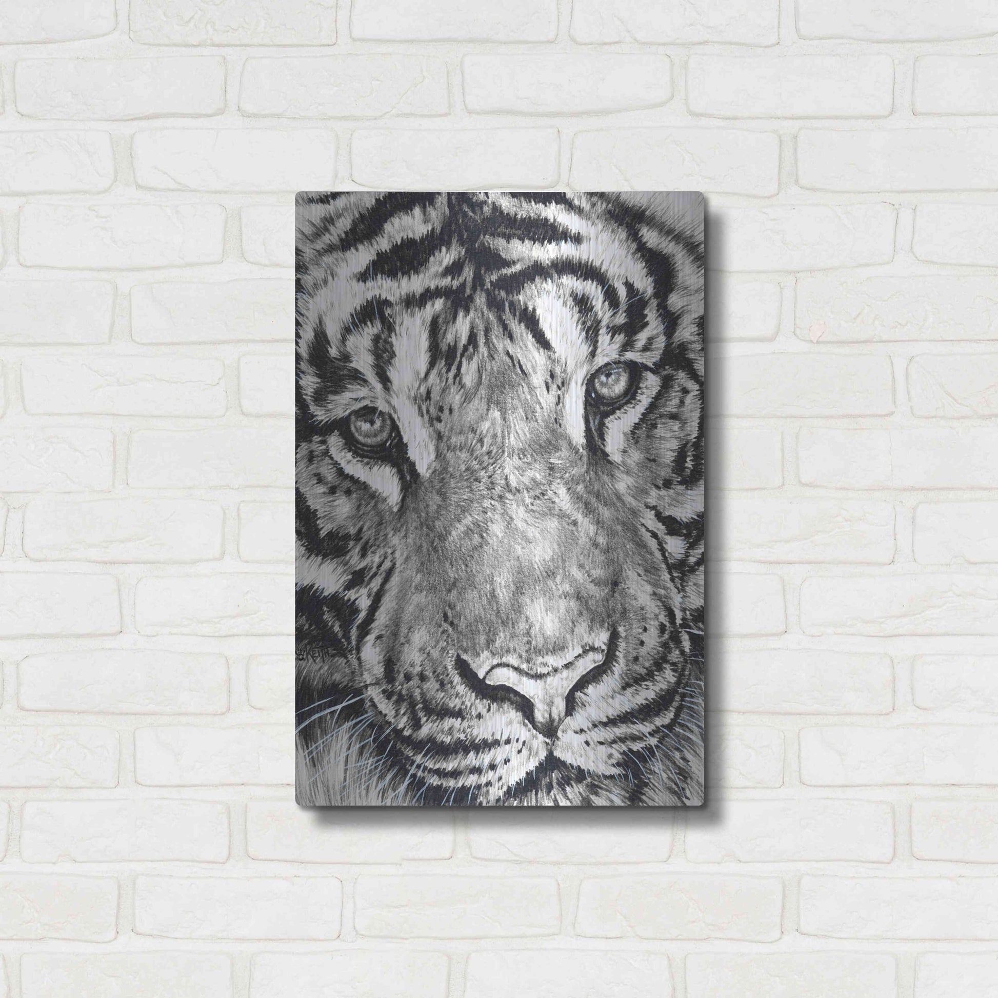 Luxe Metal Art 'Dreamer' by Barbara Keith, Metal Wall Art,16x24