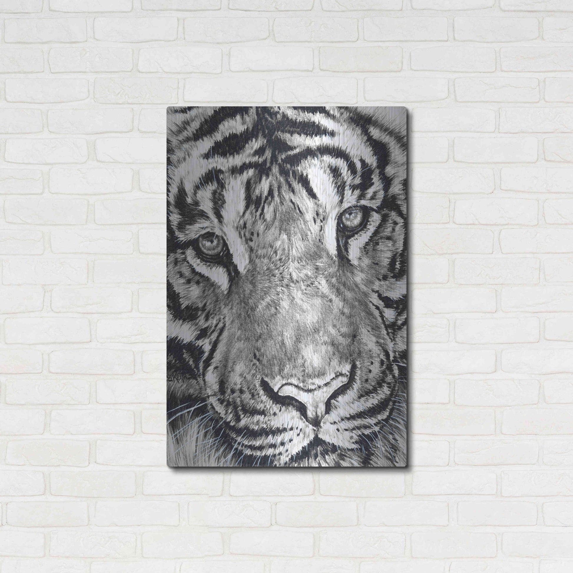 Luxe Metal Art 'Dreamer' by Barbara Keith, Metal Wall Art,24x36