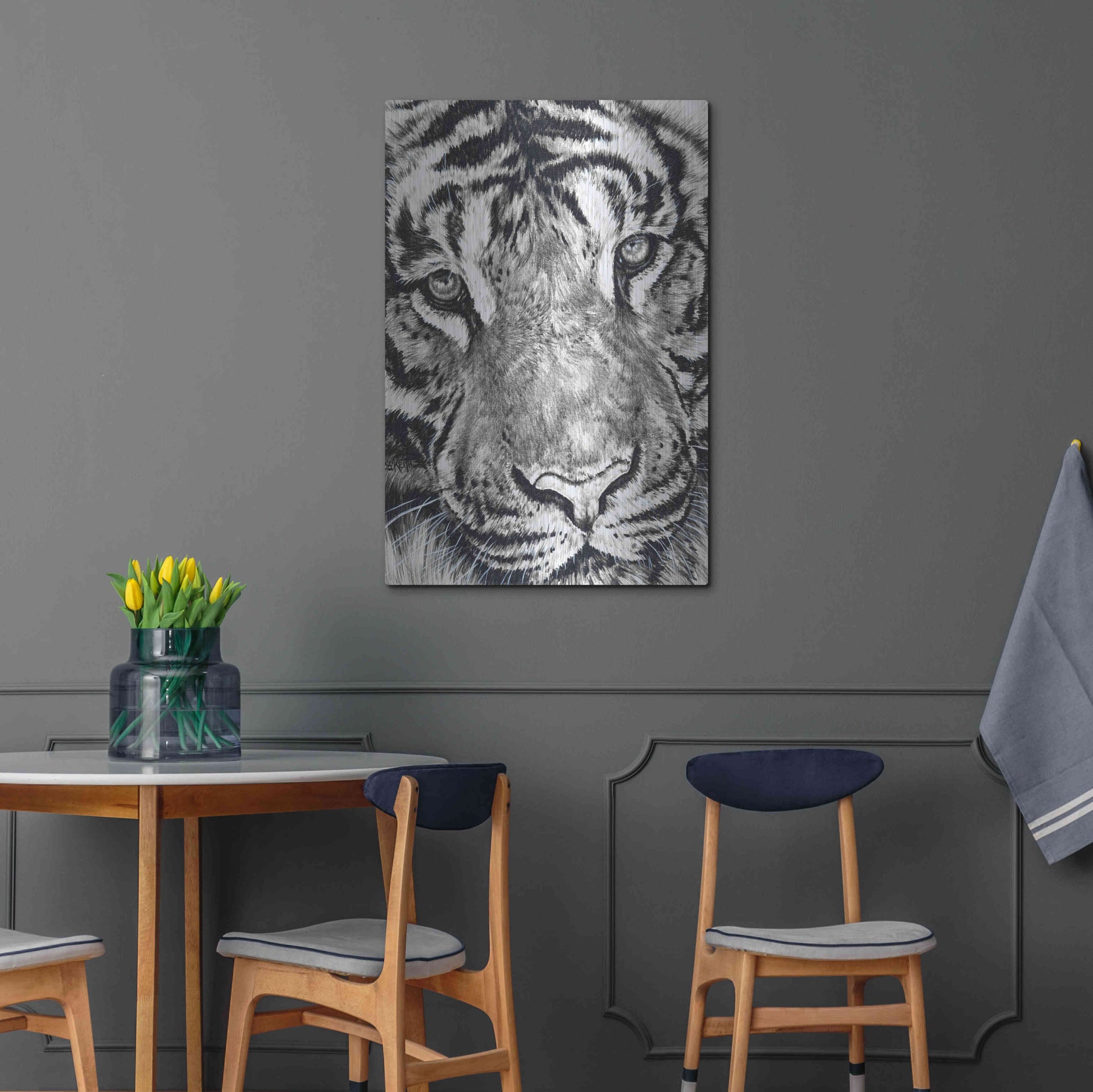 Luxe Metal Art 'Dreamer' by Barbara Keith, Metal Wall Art,24x36