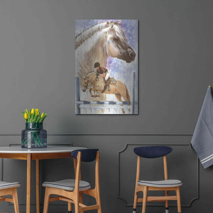 Luxe Metal Art 'Norwegian Fjord' by Barbara Keith, Metal Wall Art,24x36