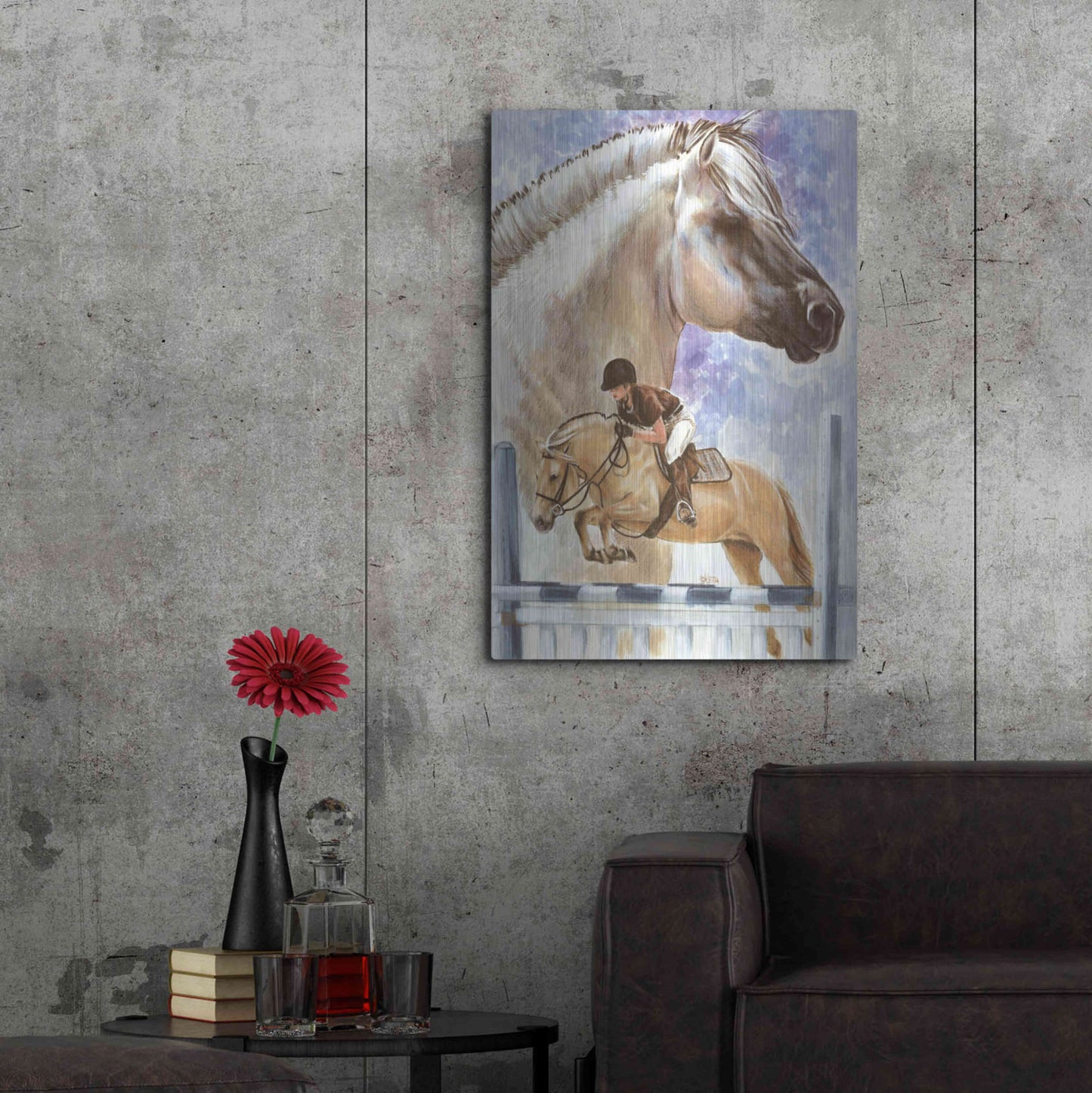 Luxe Metal Art 'Norwegian Fjord' by Barbara Keith, Metal Wall Art,24x36