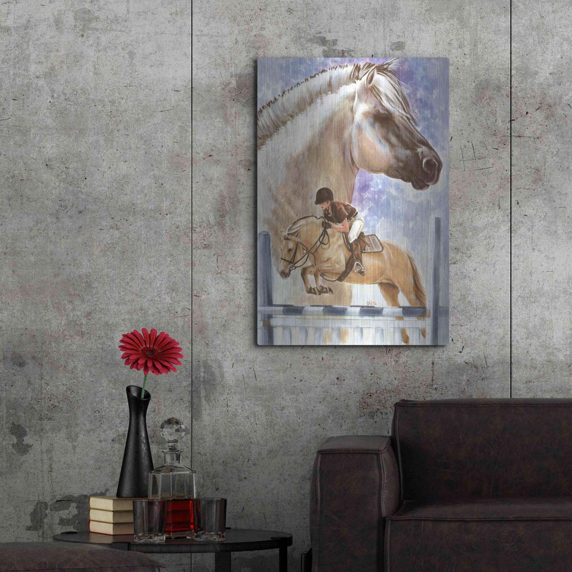 Luxe Metal Art 'Norwegian Fjord' by Barbara Keith, Metal Wall Art,24x36