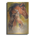 Luxe Metal Art 'Mustang' by Barbara Keith, Metal Wall Art