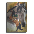 Luxe Metal Art 'Lusitano' by Barbara Keith, Metal Wall Art