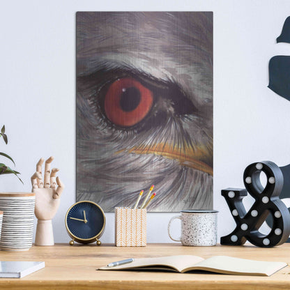 Luxe Metal Art 'Eye Catching Kite' by Barbara Keith, Metal Wall Art,12x16