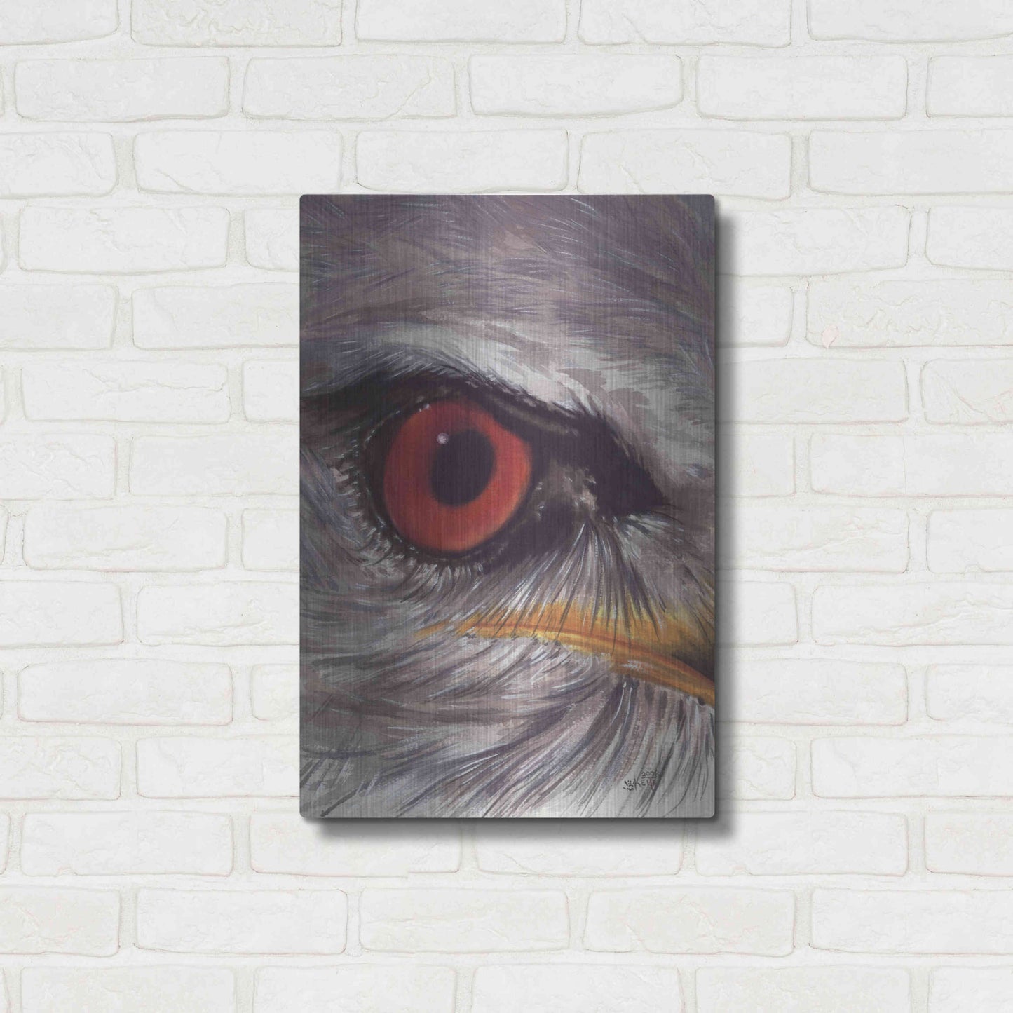 Luxe Metal Art 'Eye Catching Kite' by Barbara Keith, Metal Wall Art,16x24