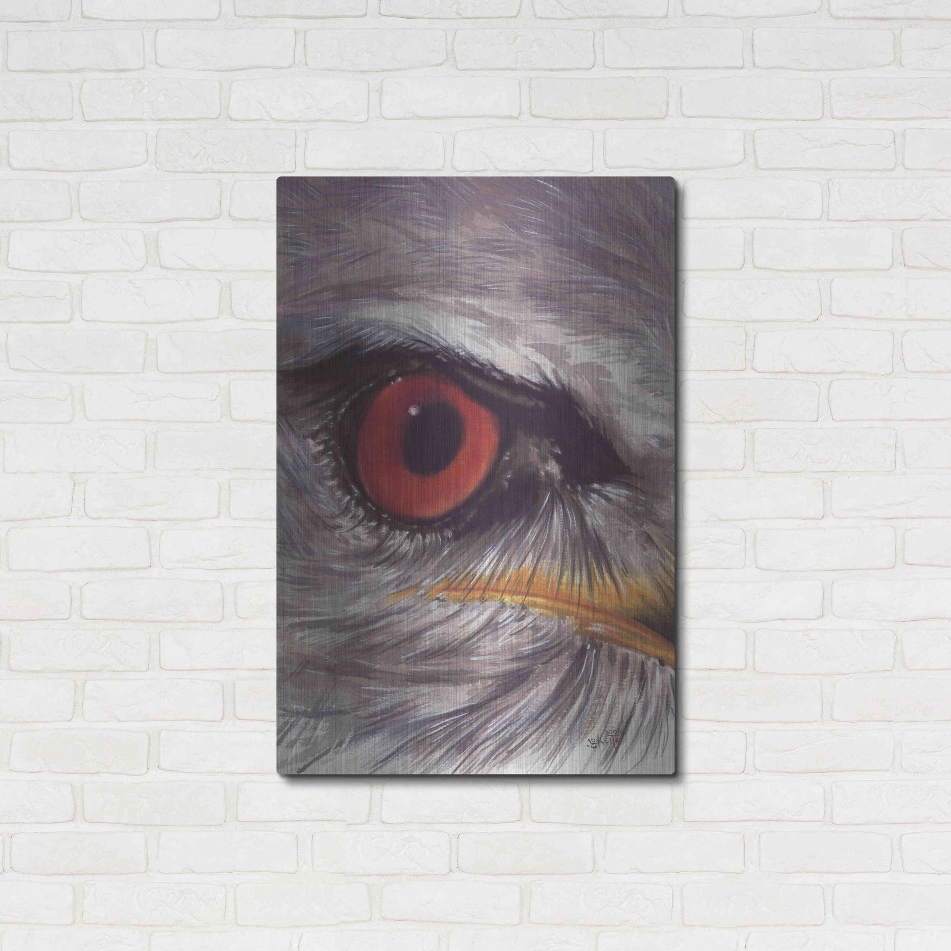 Luxe Metal Art 'Eye Catching Kite' by Barbara Keith, Metal Wall Art,24x36