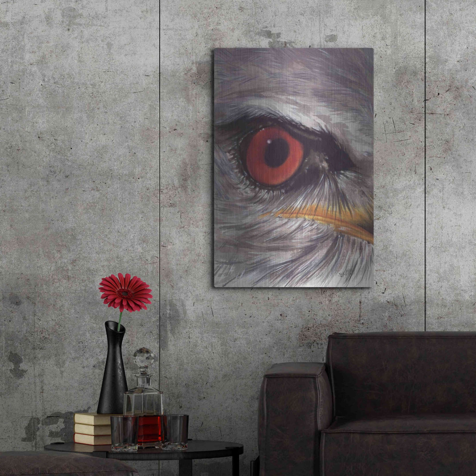 Luxe Metal Art 'Eye Catching Kite' by Barbara Keith, Metal Wall Art,24x36