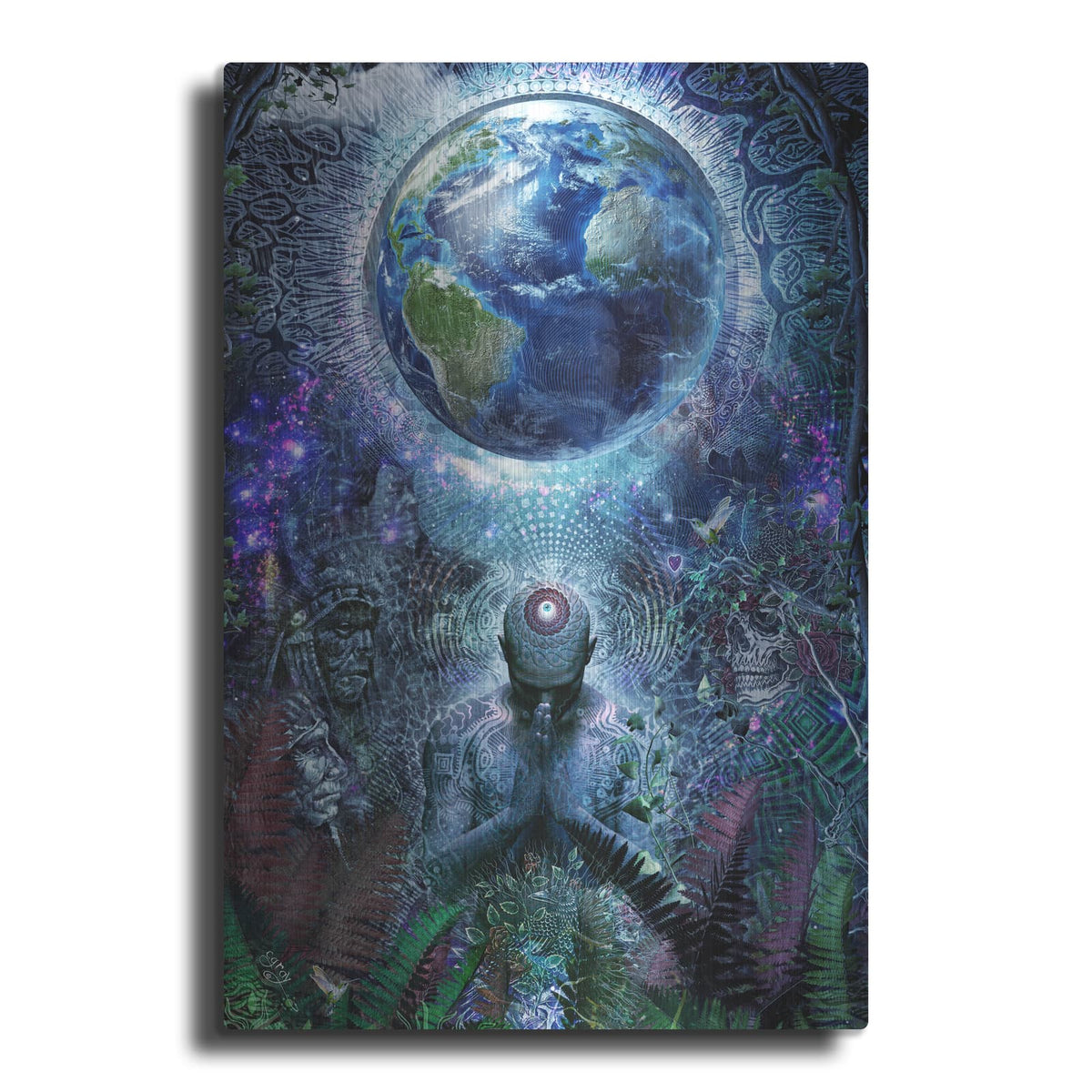 'Gratitude for the Earth and Sky' by Cameron Gray – Metal Wall Art