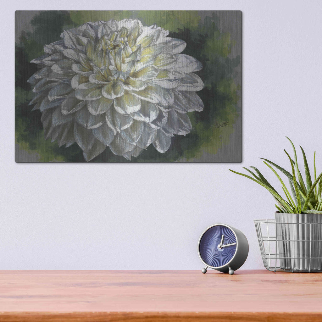 Luxe Metal Art 'Labyrinth' by Barbara Keith, Metal Wall Art,16x12