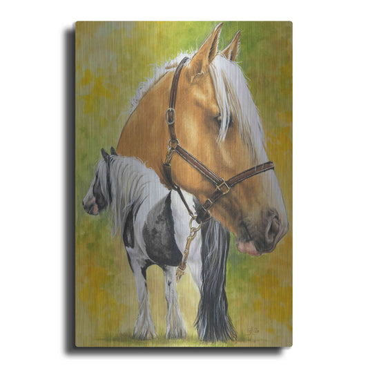 Luxe Metal Art 'Irish Cob' by Barbara Keith, Metal Wall Art