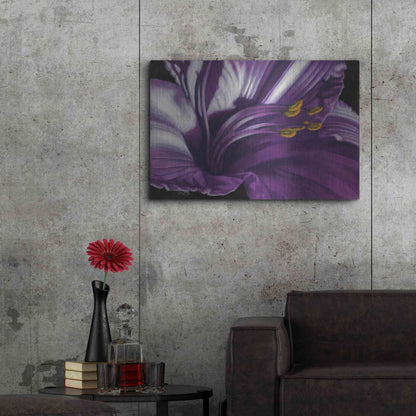 Luxe Metal Art 'Amethyst' by Barbara Keith, Metal Wall Art,36x24