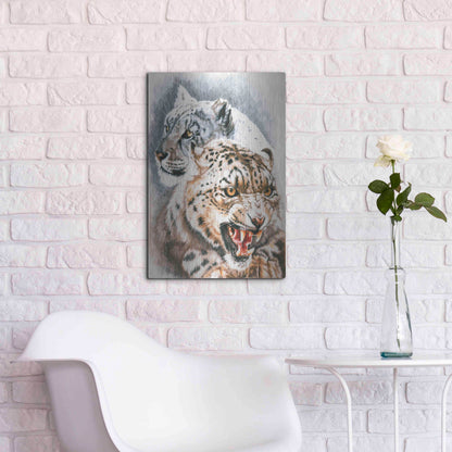 Luxe Metal Art 'Savage Perfection' by Barbara Keith, Metal Wall Art,16x24