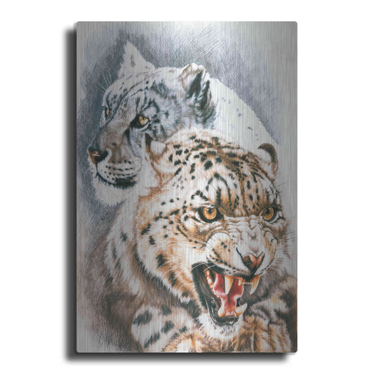 Luxe Metal Art 'Savage Perfection' by Barbara Keith, Metal Wall Art