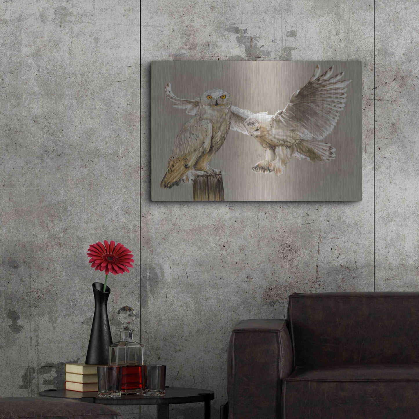 Luxe Metal Art 'Halcyon' by Barbara Keith, Metal Wall Art,36x24