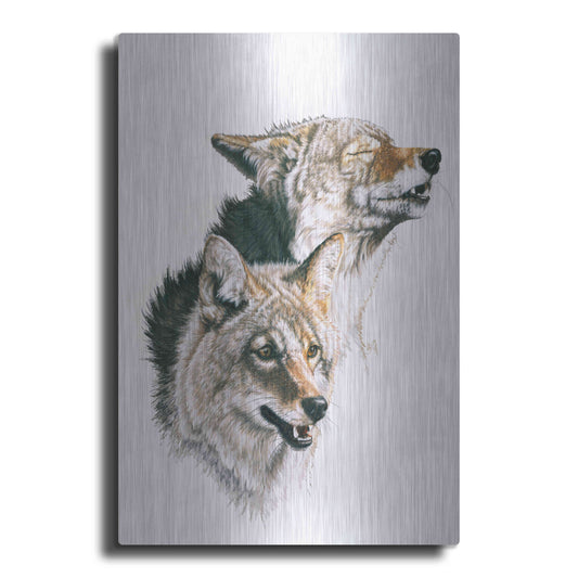 Luxe Metal Art 'Nature's Minstral' by Barbara Keith, Metal Wall Art