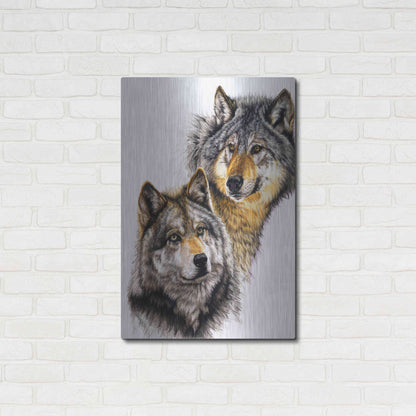 Luxe Metal Art 'Splendid Companions' by Barbara Keith, Metal Wall Art,24x36