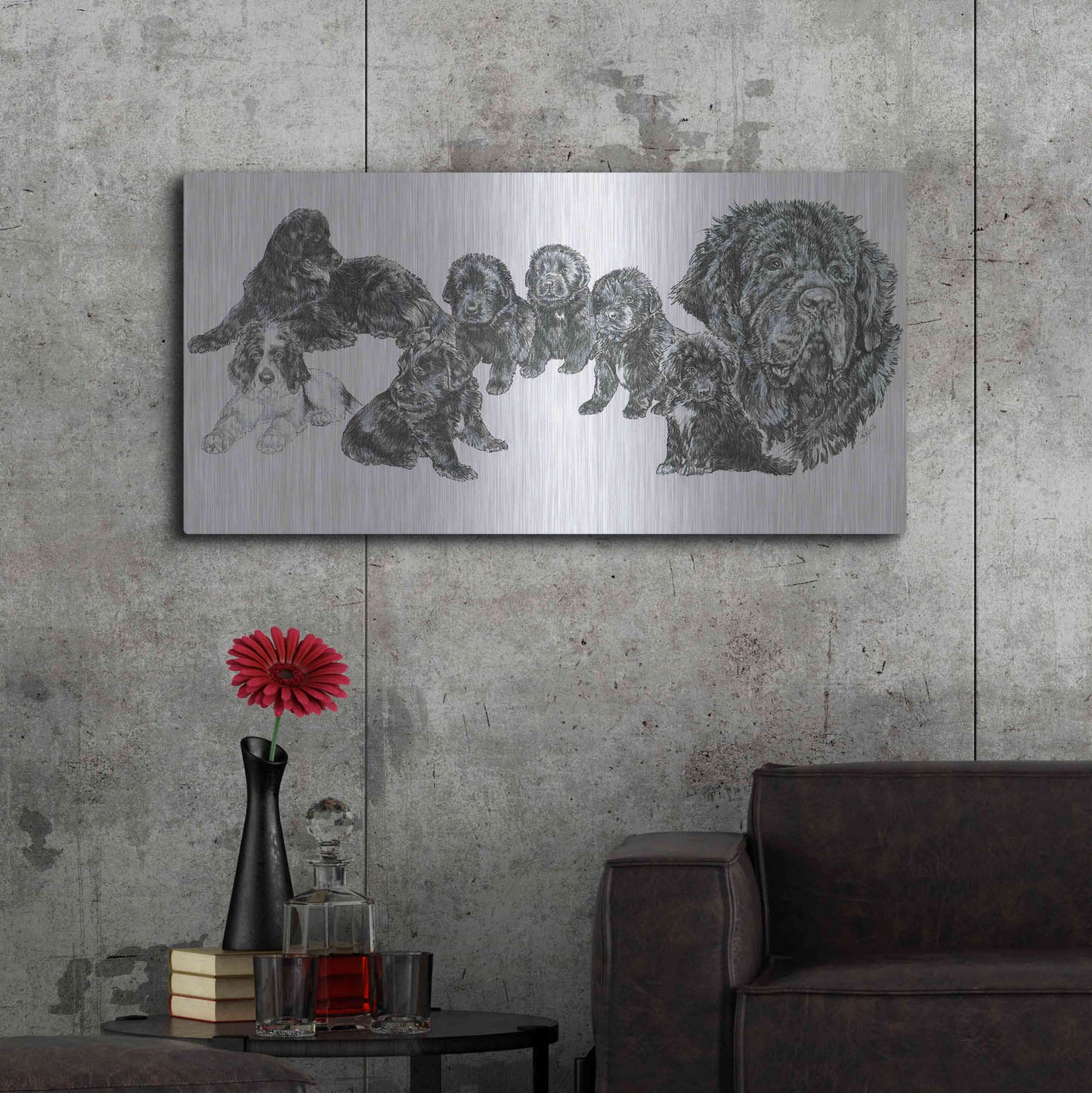 Luxe Metal Art 'Growing Up Newfoundland' by Barbara Keith, Metal Wall Art,48x24