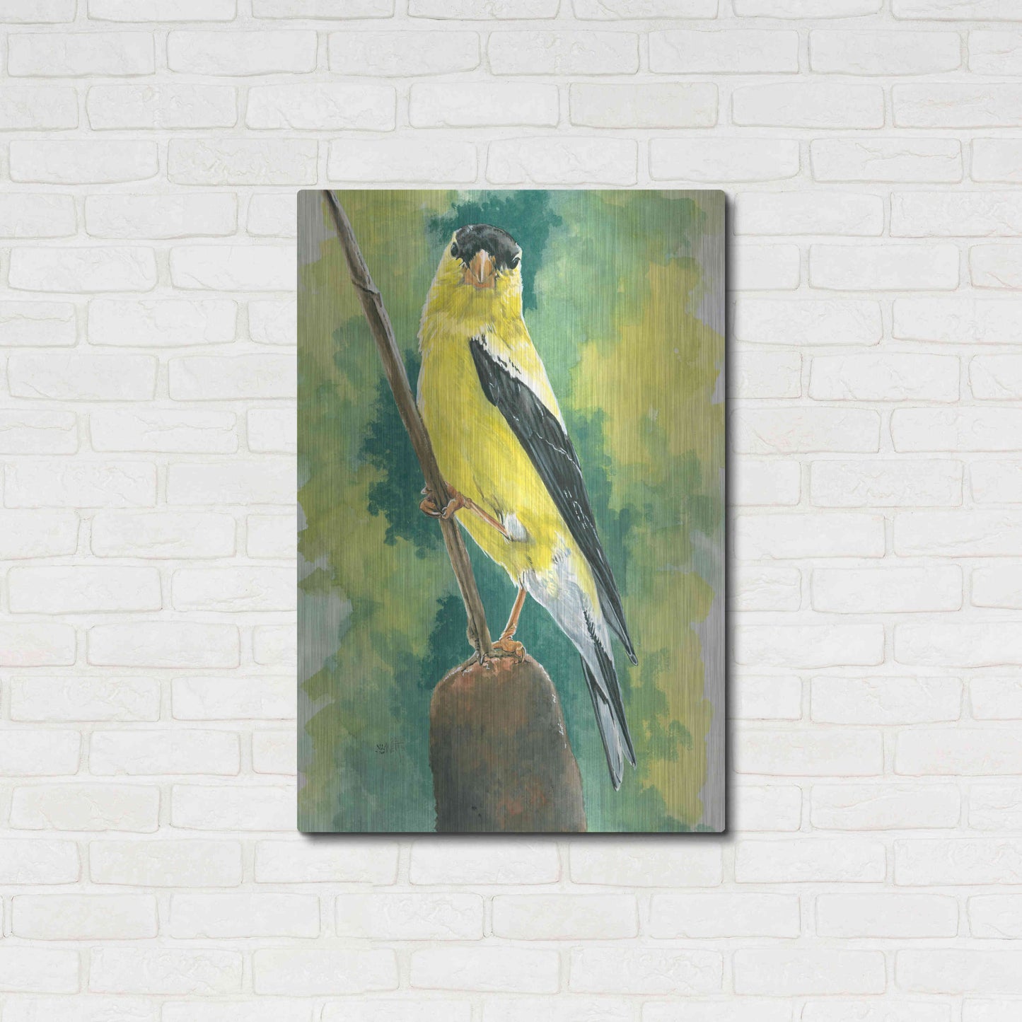 Luxe Metal Art 'Aureate' by Barbara Keith, Metal Wall Art,24x36