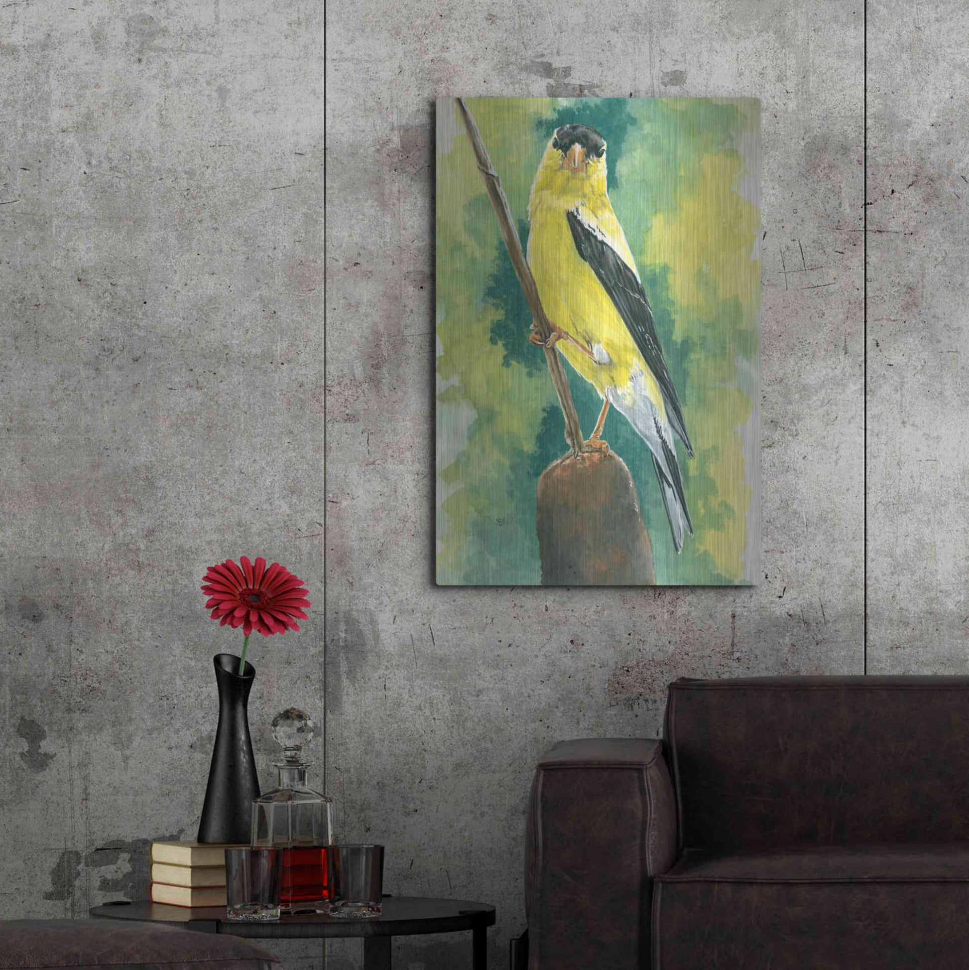 Luxe Metal Art 'Aureate' by Barbara Keith, Metal Wall Art,24x36