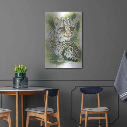 Luxe Metal Art 'Bantom' by Barbara Keith, Metal Wall Art,24x36