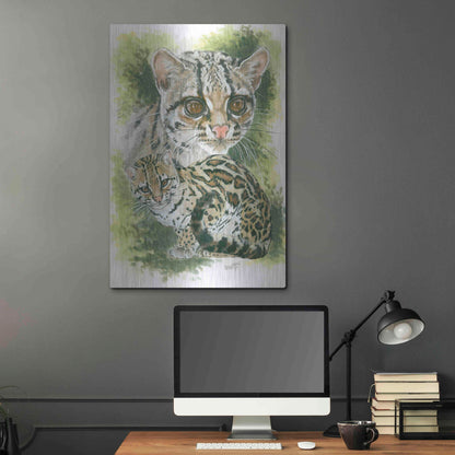 Luxe Metal Art 'Bantom' by Barbara Keith, Metal Wall Art,24x36