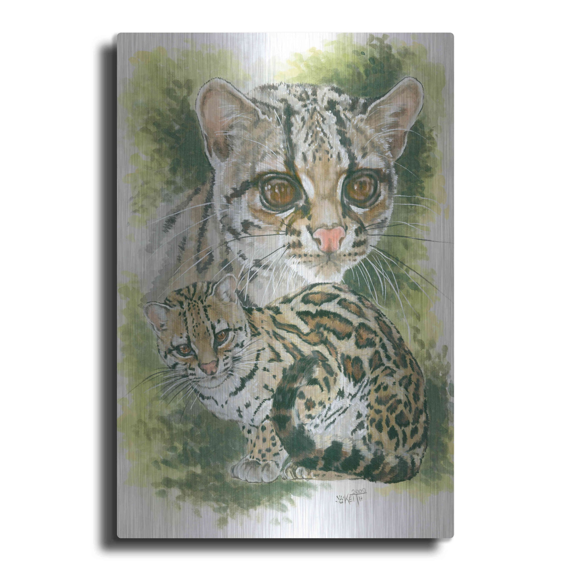 Luxe Metal Art 'Bantom' by Barbara Keith, Metal Wall Art