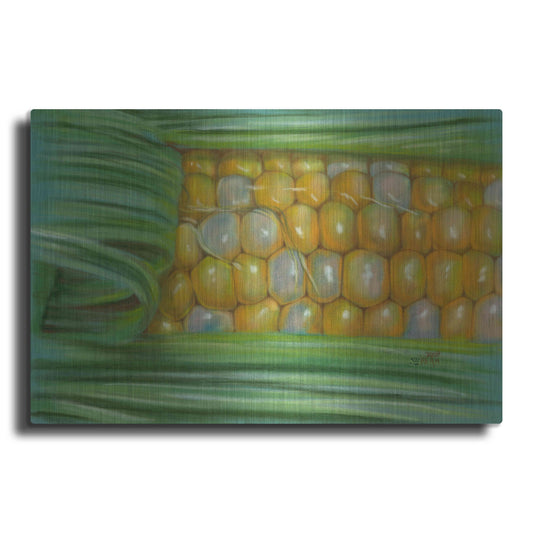 Luxe Metal Art 'Bread & Butter' by Barbara Keith, Metal Wall Art
