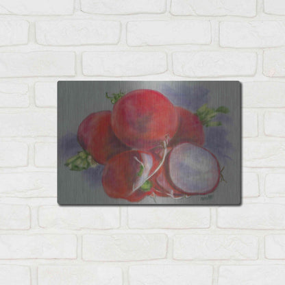 Luxe Metal Art 'Bunches' by Barbara Keith, Metal Wall Art,16x12