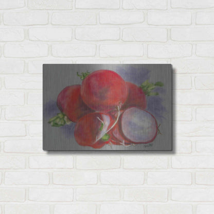 Luxe Metal Art 'Bunches' by Barbara Keith, Metal Wall Art,24x16