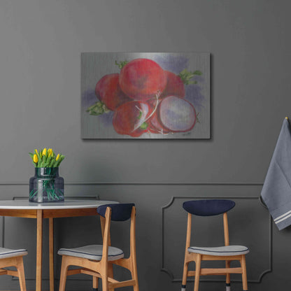 Luxe Metal Art 'Bunches' by Barbara Keith, Metal Wall Art,36x24